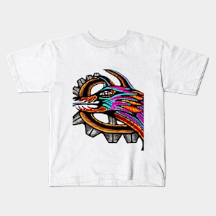 Neon Dragon Kids T-Shirt